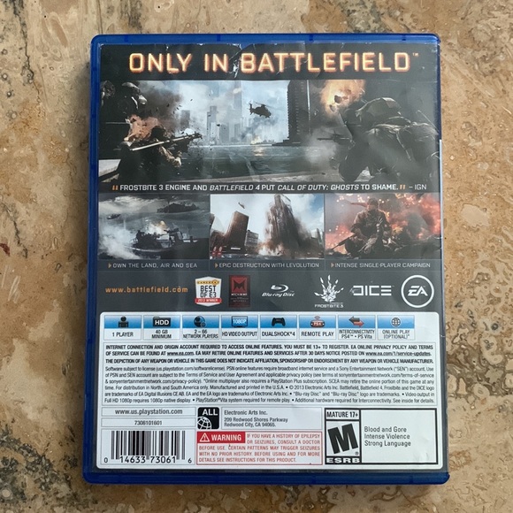 ✨2/$13✨Battlefield 4 PS4 Game - Picture 2 of 4